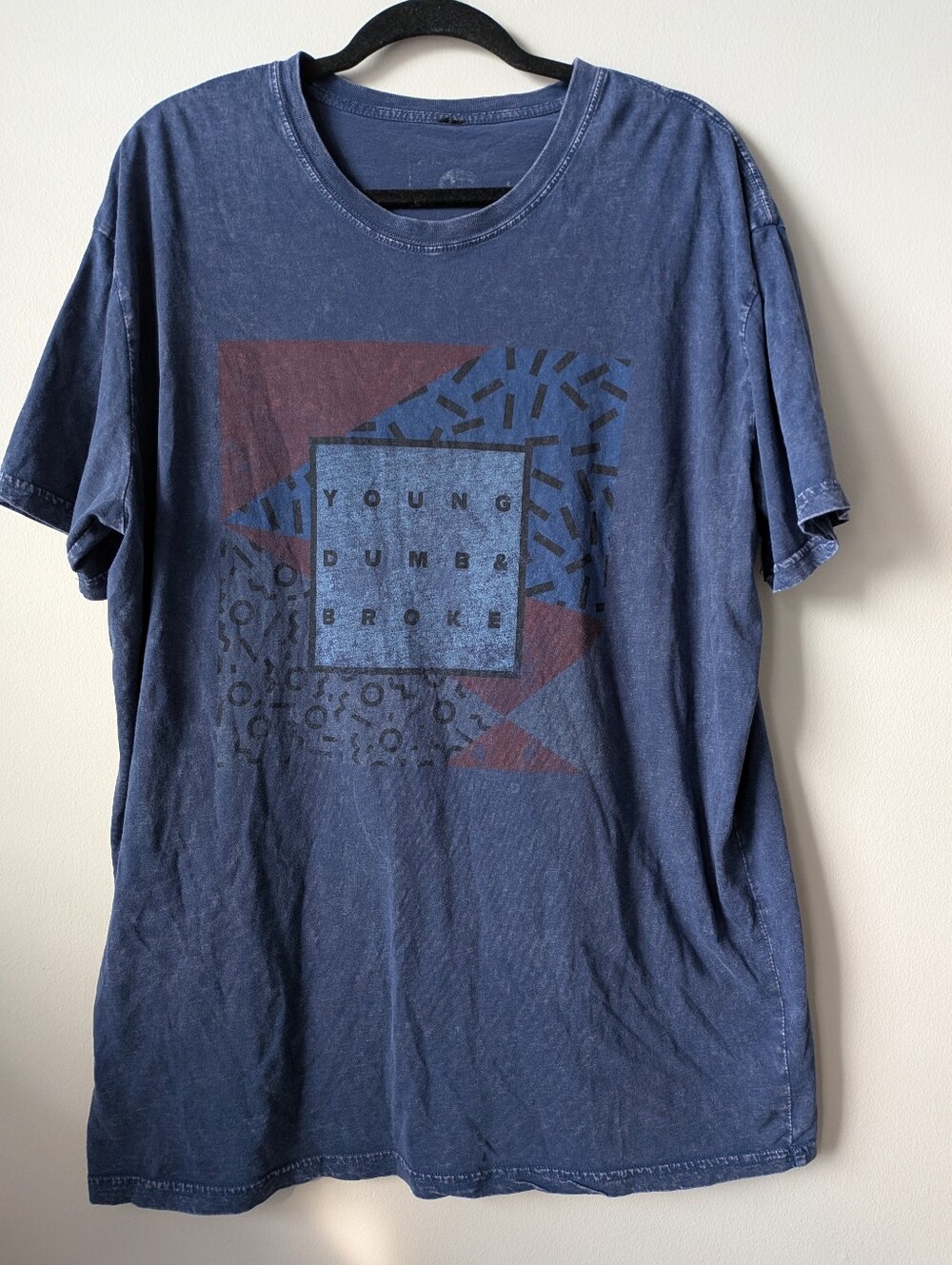 Young Dumb & Broke Graphic Tee - Blue DJ Khalen